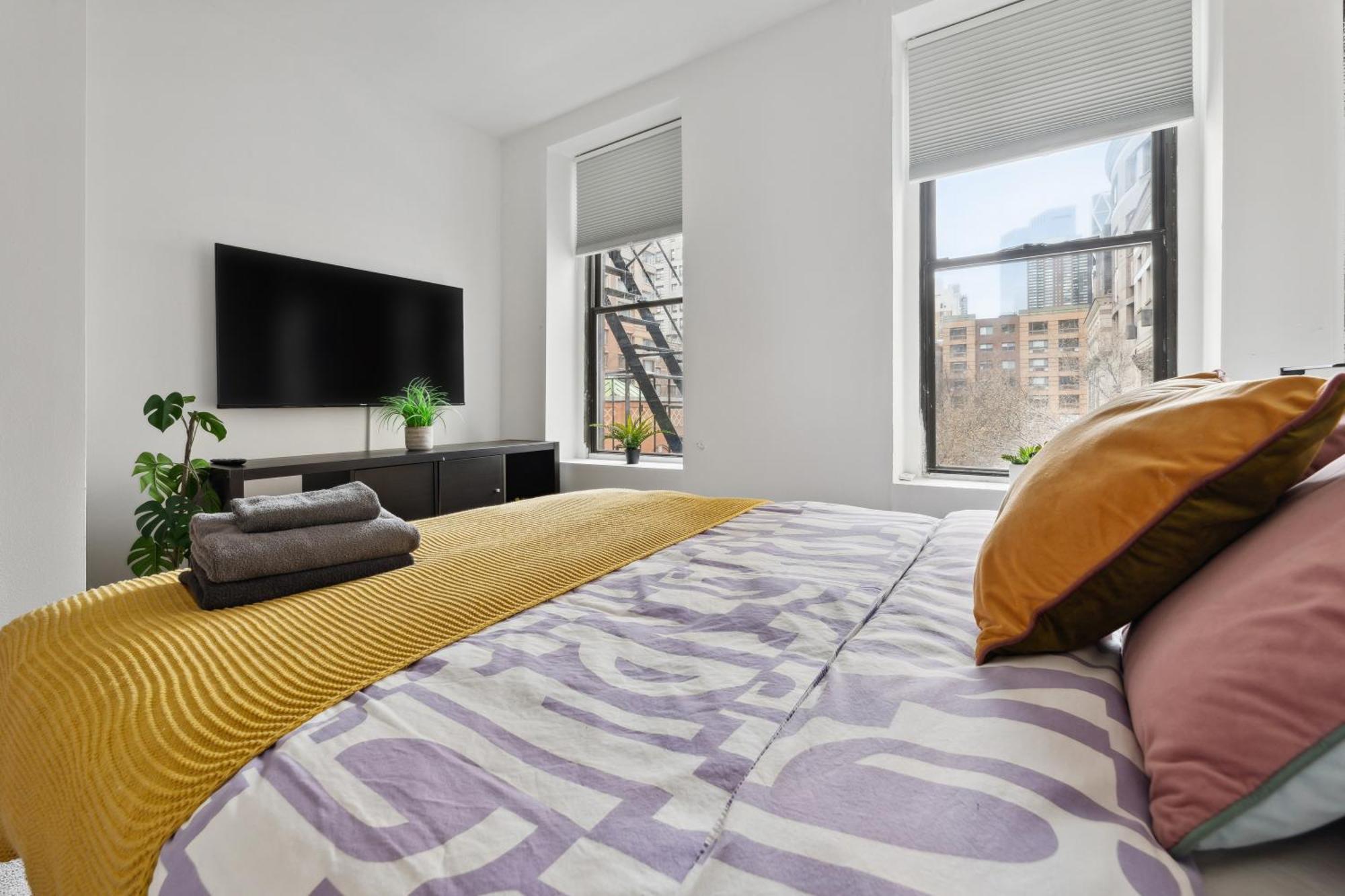 Central Manhattan 2 Bd Time Square Unit New York Extérieur photo